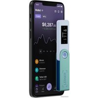 Аппаратный криптокошелек Ledger Nano X (пастельный зеленый)