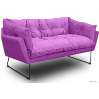 Диван Brioli Анико двухместный (V14/сиреневый)
