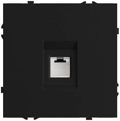 Розетка компьютерная Forkel F70 19652 (черный)
