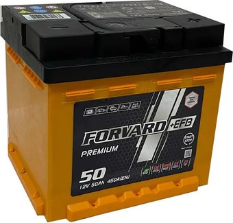 Автомобильный аккумулятор Forvard EFB Premium R+ (50 А·ч)
