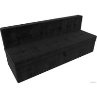 Диван Лига диванов Техас 340 (велюр черный)