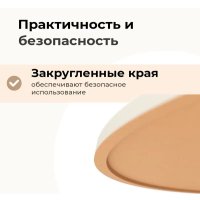 Кухонный стол Sheffilton SHT-TU30/TT46 80 (бежевый/молочный)