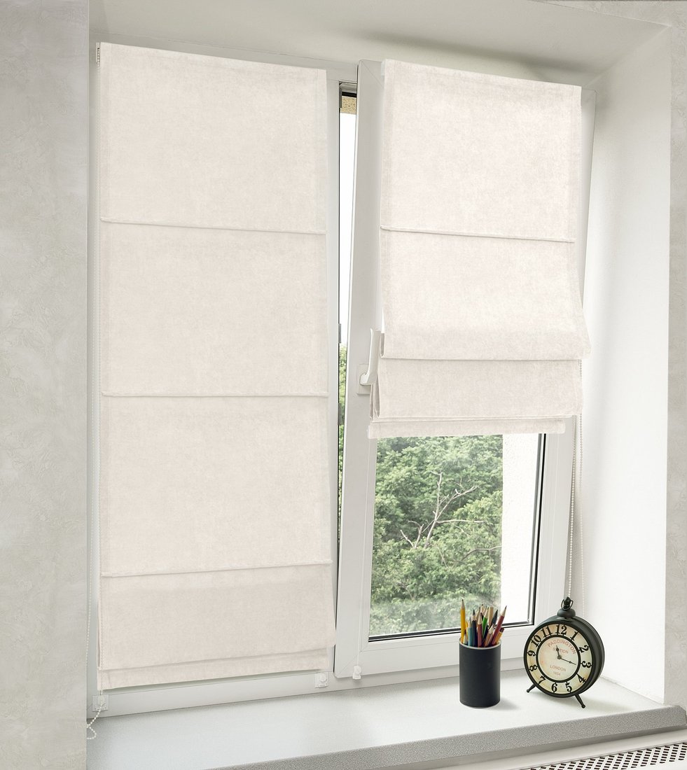 

Римская штора Delfa Мини Diamond СШД-01М 554/093 (81x160, белый)