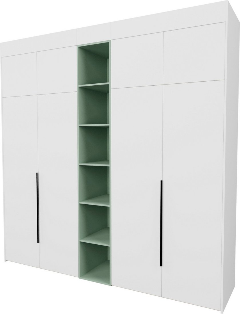 

Шкаф распашной Рэйгрупп Рэй S262-В11-1-EBZ В11-1 (дуб элисон/белый премиум/зеленый самшит)