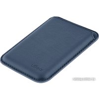 Чехол для телефона uBear Leather Shell для iPhone 12+ (темно-синий)