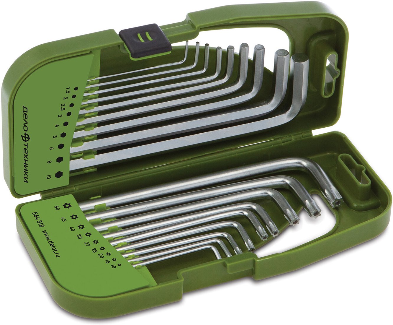 

Набор ключей Дело техники 564 518 (18 предметов)