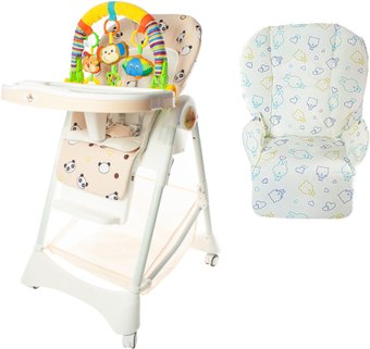 ForKiddy Podium Toys 0+ (два чехла +х/б вкладыш, кремовый)