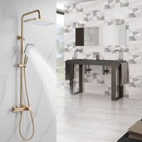 Душевая система  Shevanik S4436G (золотой сатин)