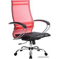 Офисное кресло Metta SK-2-BK Комплект 9, Ch ов/сечен (пластиковые ролики, красный)