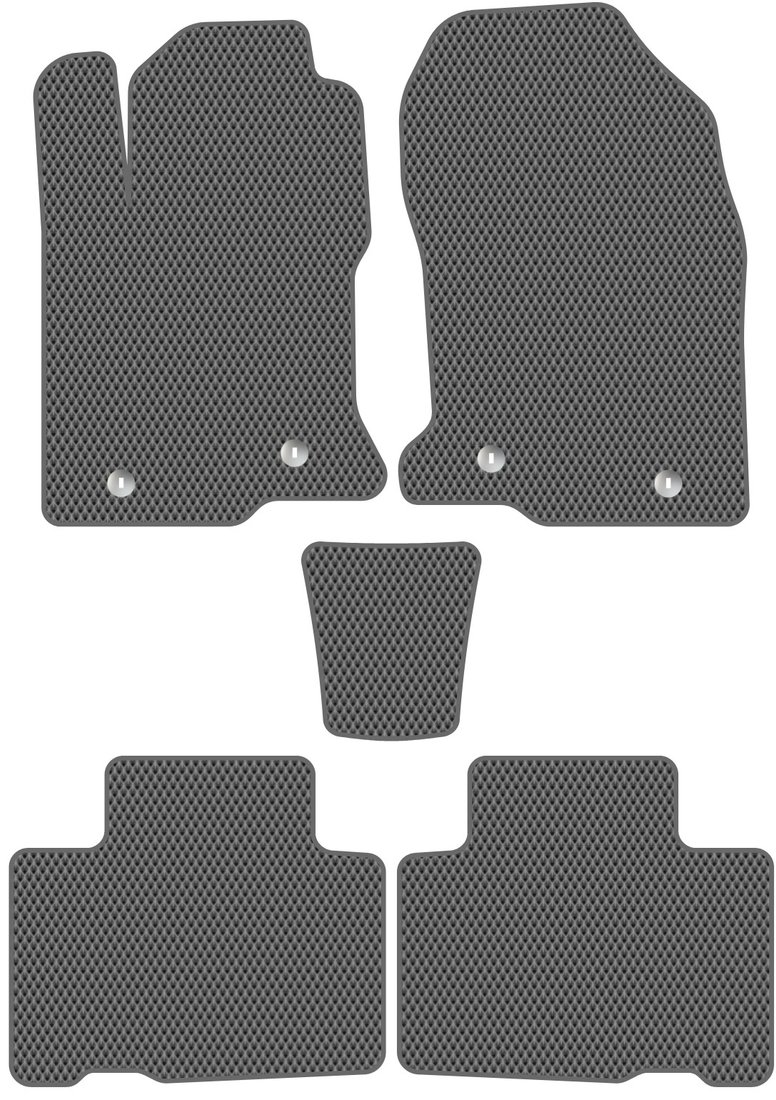 

Комплект ковриков для авто Alicosta Lexus NX200 I (suv / ZGZ10, ZGZ15) 2014 - 2021 (серый, ромб)