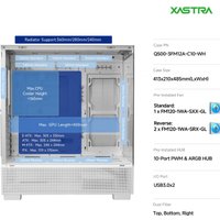 Корпус XASTRA Q500 3ARGB-C10 (белый)
