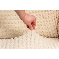 Чехол для дивана Софатэкс Люкс ПО-6 без оборки (ваниль)