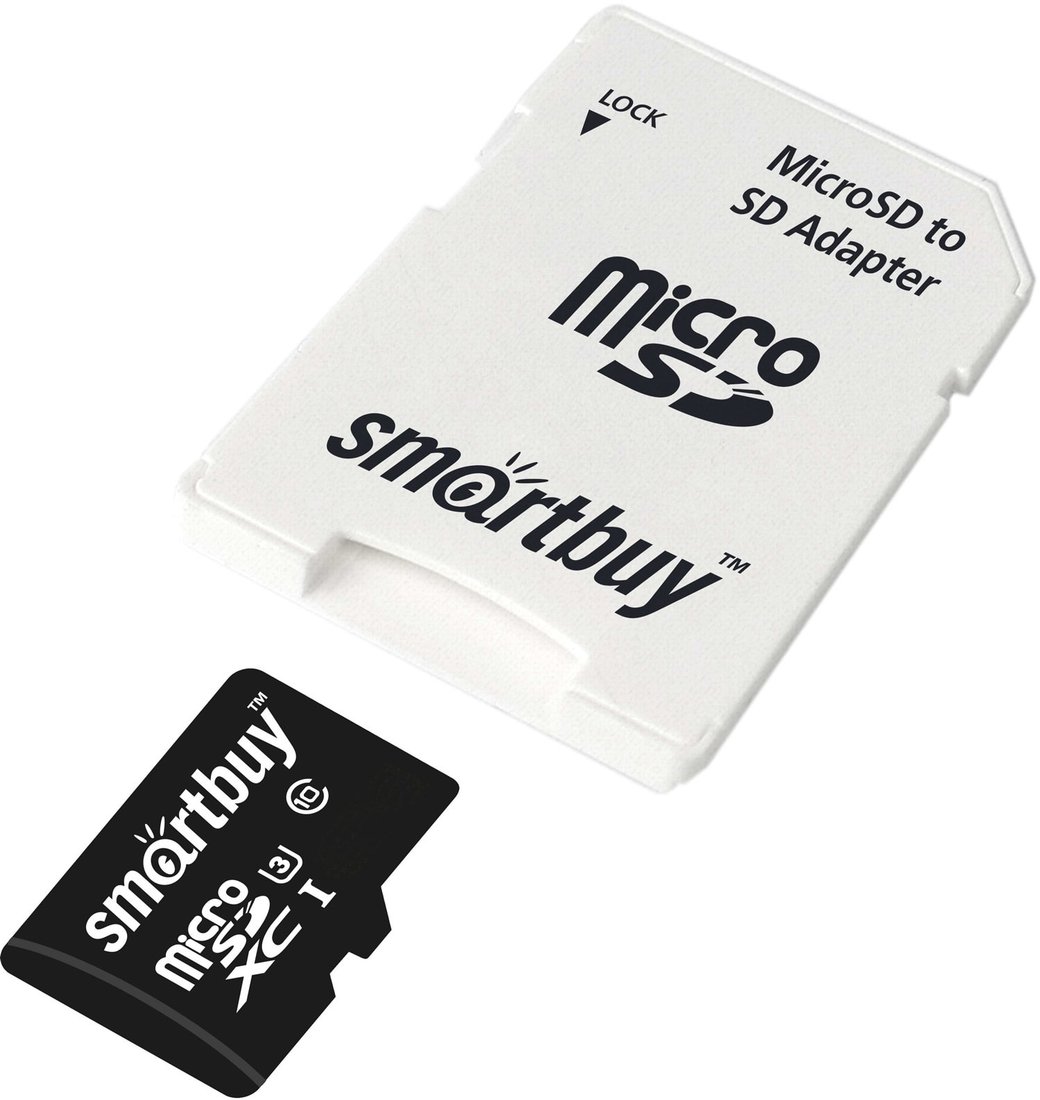 

Карта памяти SmartBuy microSDXC SB256GBSDCL10U3-01 256GB