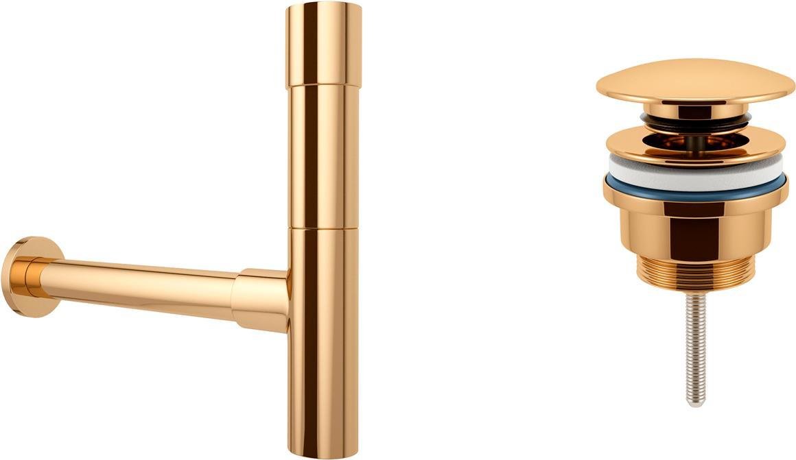 

Сифон Wellsee Drainage System 182116003 (сифон, донный клапан, золото)