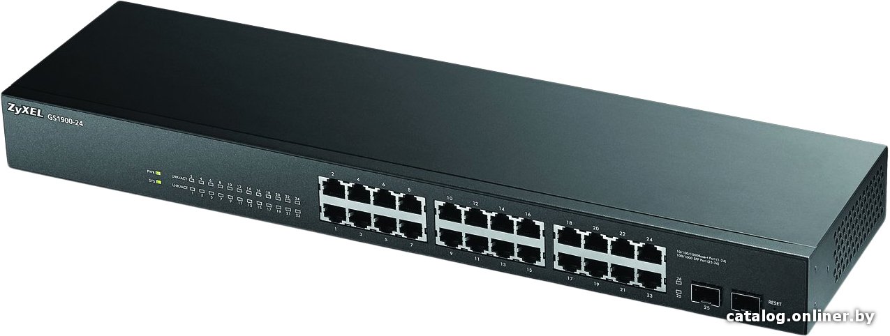 Управляемый коммутатор уровня 2+ Zyxel GS1900-24