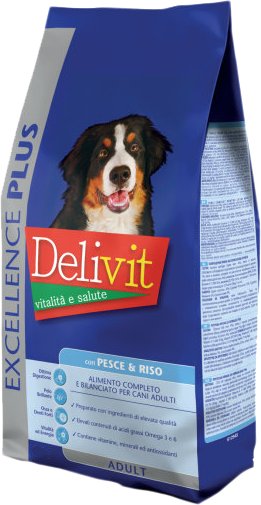 

Сухой корм для собак Pet360 Delivit Adult для взрослых средних и крупных пород с рыбой и рисом 3 кг