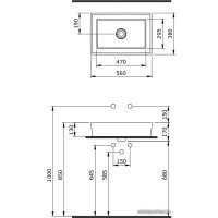 Умывальник Berges Wasserhaus Mascon 55x38 181003 в Мозыре