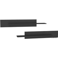 Полка НК-Мебель Point 71774471 (черный/черный глянец)