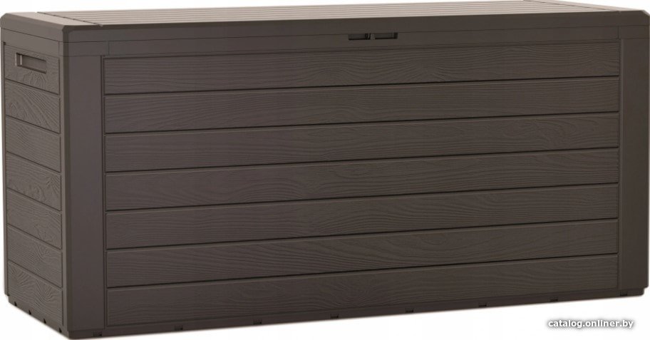 Садовый сундук Prosperplast Woodebox MBWL280 440U (умбра)