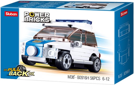 

Конструктор Sluban Power Bricks M38-B0916H Полиция