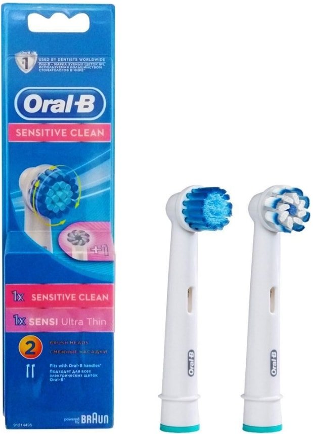 

Сменная насадка Oral-B Sensitive (EB17s) + Sensi UltraThin (EB60)