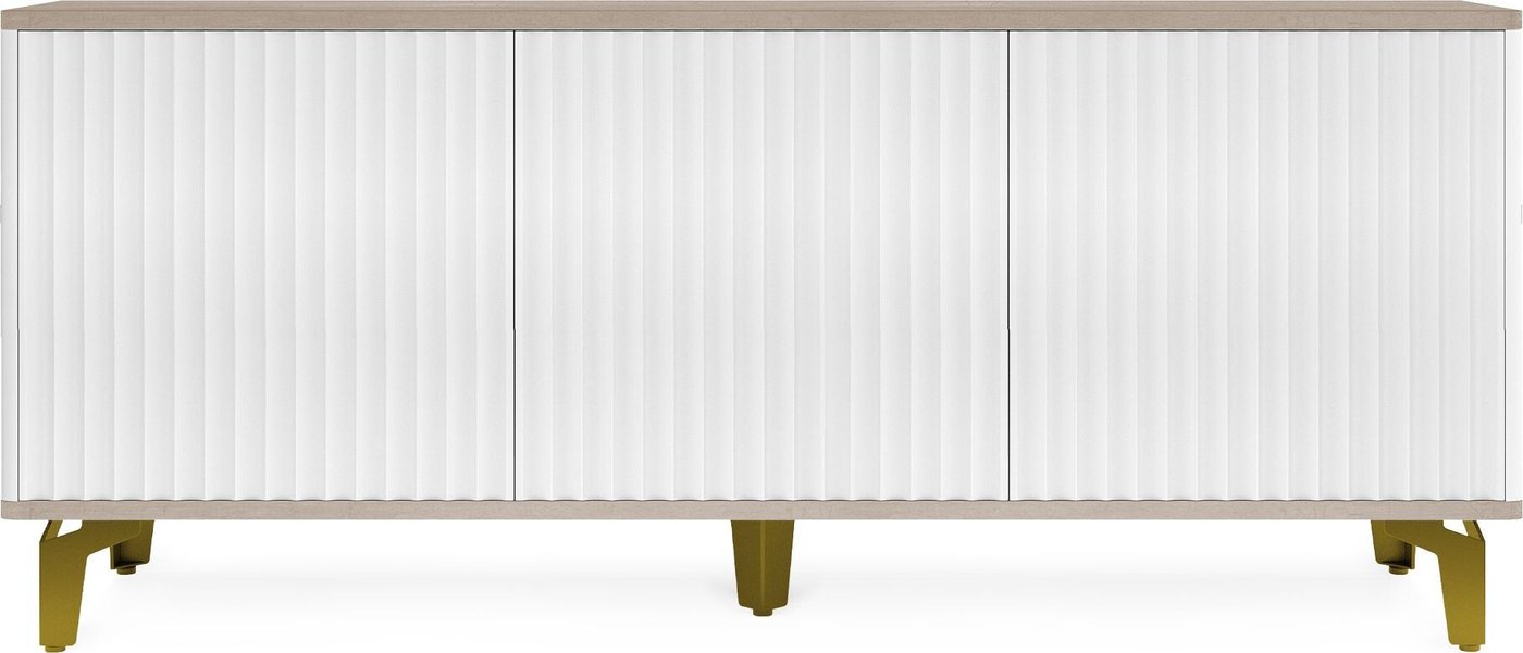 Тумба Shtabe Royal 5041 эко (макиато-золото)