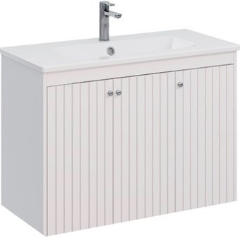 Lemark Тумба под умывальник Romance 100 LM07R100T (белый глянец)