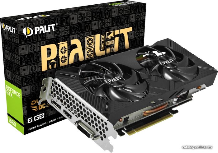 Palit GeForce GTX 1660 Dual OC 6GB GDDR5 NE51660S18J9-1161A