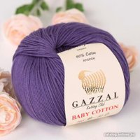 Пряжа для вязания Gazzal Baby Cotton 3440 50 г 165 м