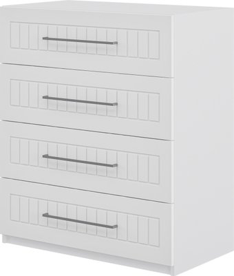 Комод Неман мебель Отис МН-039-18 (белый полоска)