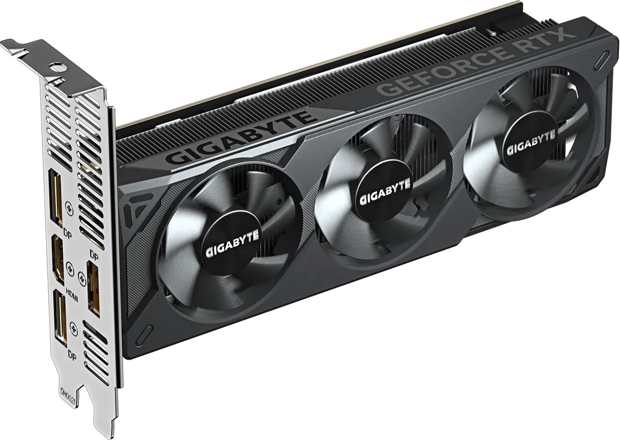 

Видеокарта Gigabyte GeForce RTX 5060 OC Low Profile 8G GV-N5060OC-8GL