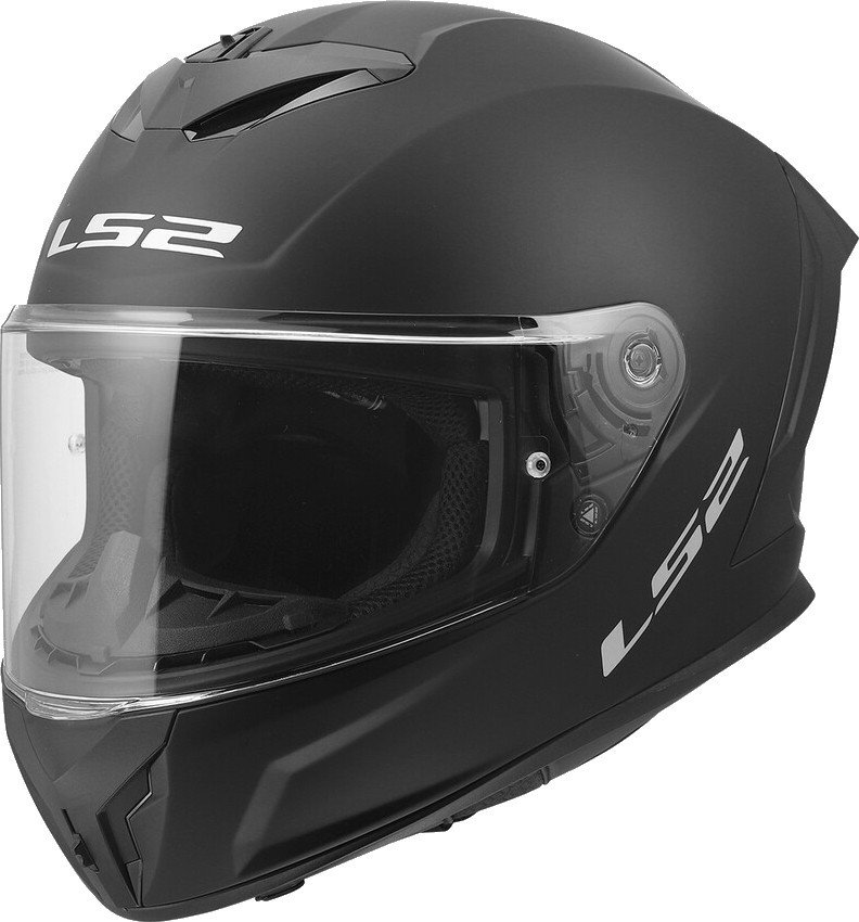 Мотошлем LS2 FF820 Rapid III Solid (XXL, черный матовый)