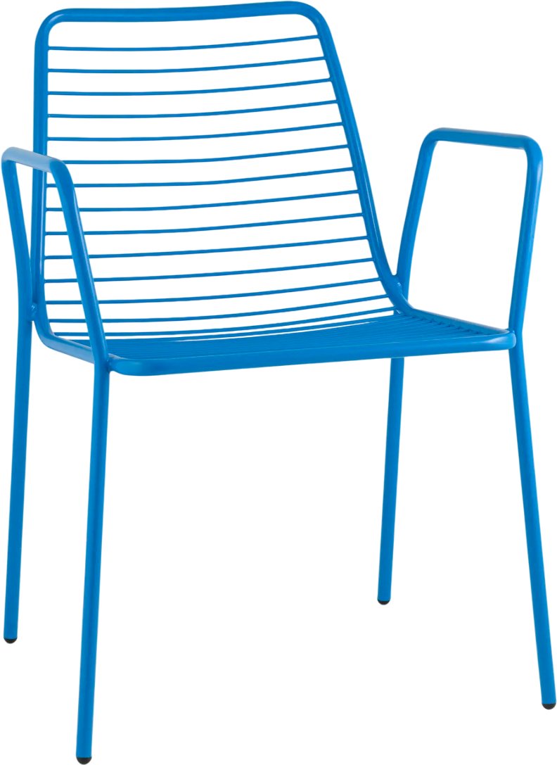 

Стул Stool Group Дели с подлокотниками LV-107-5015 (металл голубой)