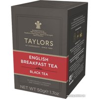 Черный чай Taylors of Harrogate Английский завтрак черный 20 шт