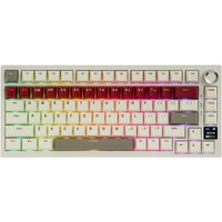 Клавиатура Ajazz AK820 Pro (бежевый/красный, Ajazz Gift)