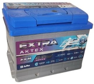 Автомобильный аккумулятор АкТех Extra EFB R+ (60 А·ч)