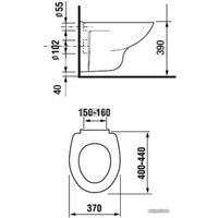 Унитаз подвесной Roca Mateo [893100010]