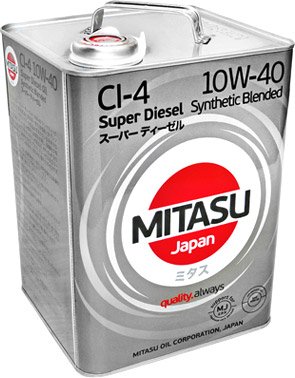 

Моторное масло Mitasu MJ-222 10W-40 6л
