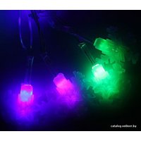 Светодиодная гирлянда Luazon Метраж Снежинка малая матовая Led-20 (5 м, мульти) [1080400]