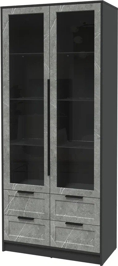 

Шкаф-витрина Интерлиния Концепт Тренд КТ-ШВ2 (антрацит/керамика)