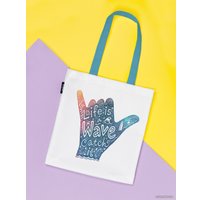 Сумка шоппер JoyArty Жизнь это волна, поймай ее bsh_36950