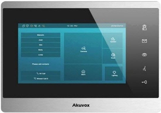

Монитор Akuvox IT82W (черный)