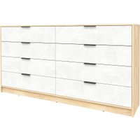 Комод Интерлиния Концепт КТ-К197 (бетон лайт/дуб золотой)