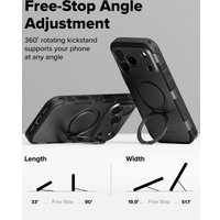 Чехол для телефона Ringke Alles для iPhone 17 Pro Max Gun Metal