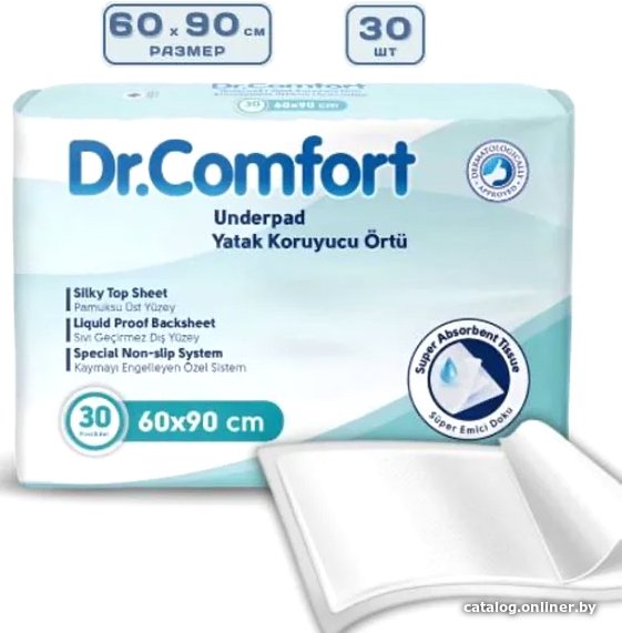 Пеленки Dr. Comfort 60x90 (30 шт)