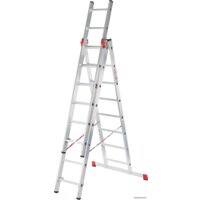 Лестница-стремянка Новая высота NV 323 трёхсекционная профессиональная 3x9 ступеней