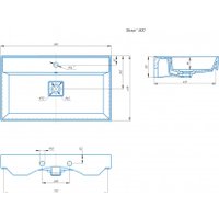Умывальник Kirovit Вилис 800 4610119205126