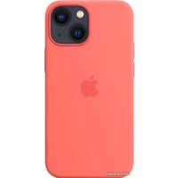 Чехол для телефона Apple MagSafe Silicone Case для iPhone 13 mini (розовый помело)