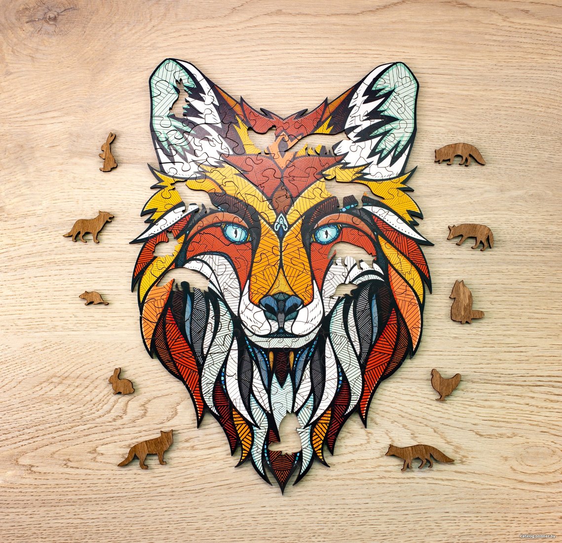 Пазл Eco-Wood-Art Лис в деревянной упаковке