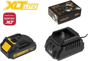 Аккумулятор с зарядным устройством Molot XLT Lite (18В/2 Ah +18В)